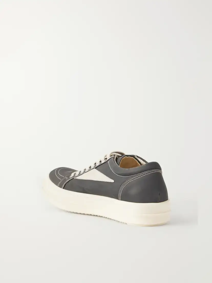 Rick Owens Drkshdw Vintage Suede-trimmed Shell Sneakers | Thumbnail 3 Rick Owens Drkshdw Vintage Suede-trimmed Shell Sneakers | Thumbnail 3