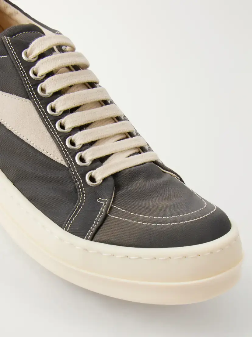 Rick Owens Drkshdw Vintage Suede-trimmed Shell Sneakers | Thumbnail 5 Rick Owens Drkshdw Vintage Suede-trimmed Shell Sneakers | Thumbnail 5