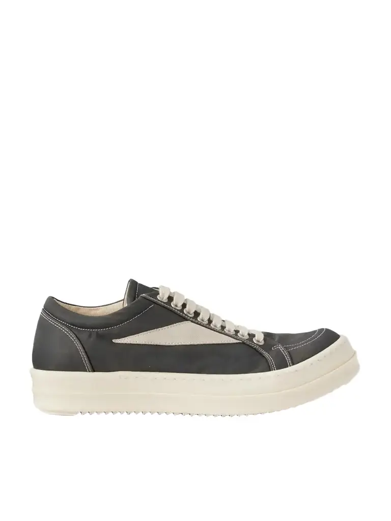 Drkshdw Vintage Suede-trimmed Shell Sneakers Drkshdw Vintage Suede-trimmed Shell Sneakers