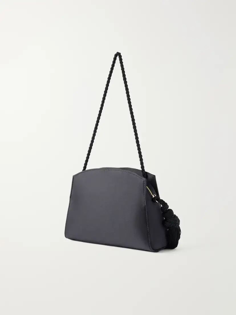 Liffner Tasseled Satin Shoulder Bag | Thumbnail 4