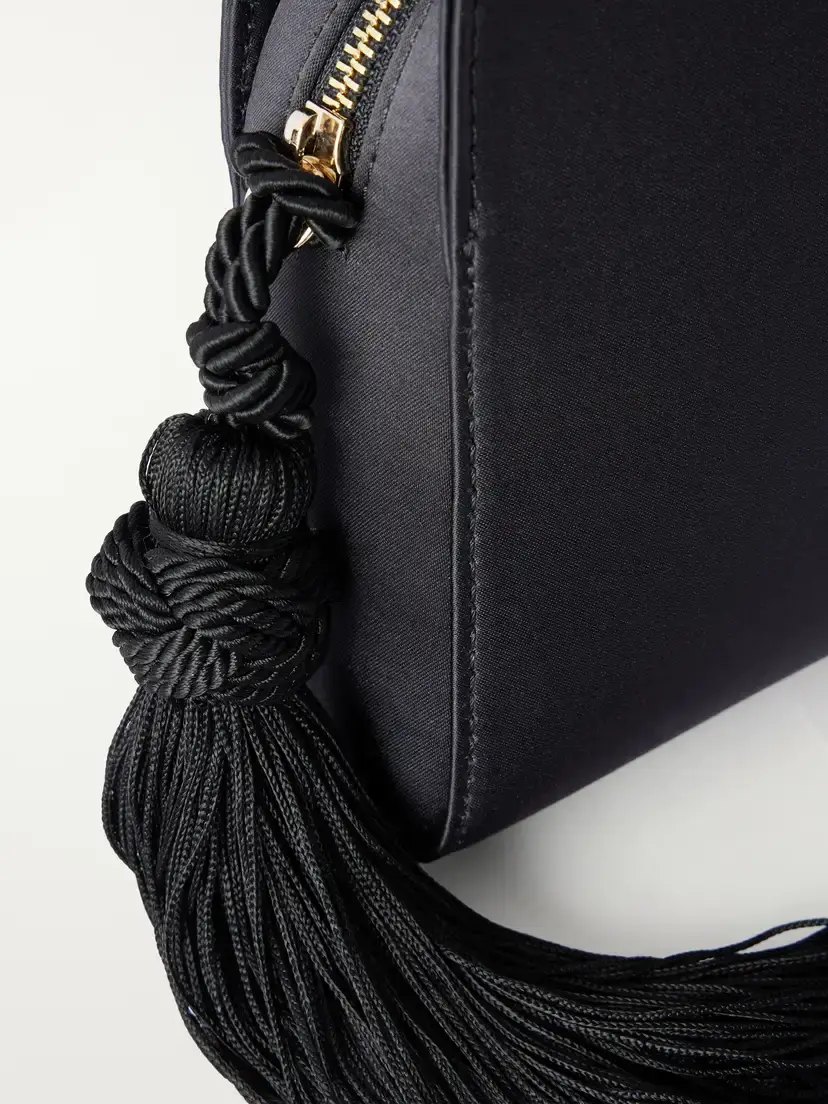 Liffner Tasseled Satin Shoulder Bag | Thumbnail 5