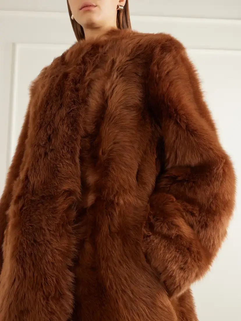 TOTEME Shearling Coat | Thumbnail 4 TOTEME Shearling Coat | Thumbnail 4