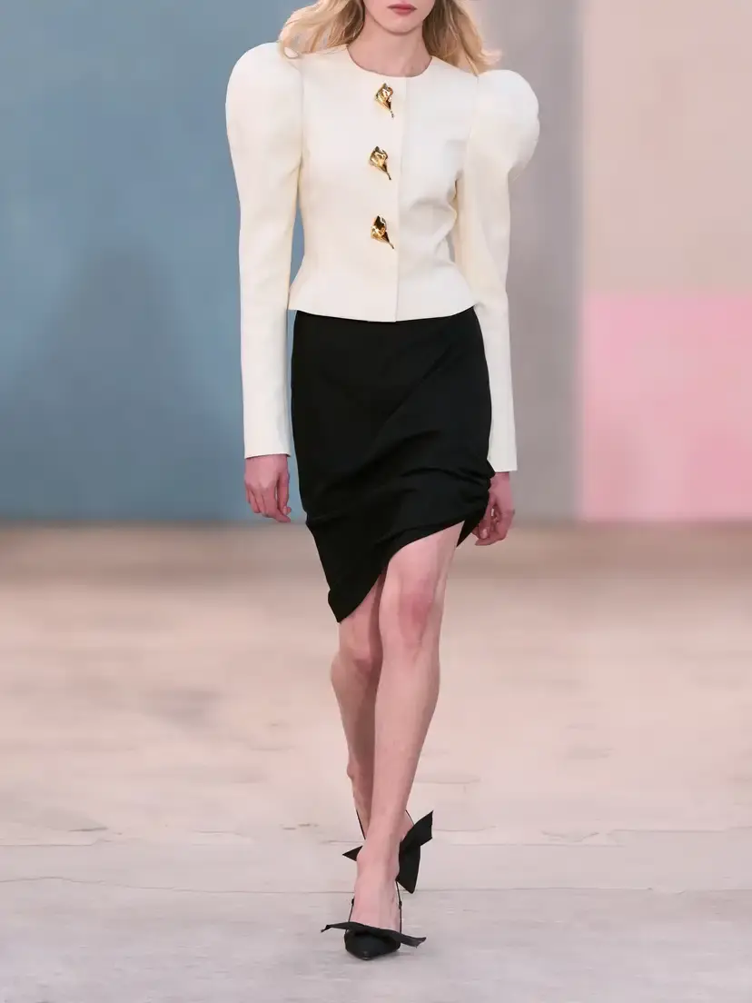 Carolina Herrera Embellished Stretch-wool Jacket | Thumbnail 5 Carolina Herrera Embellished Stretch-wool Jacket | Thumbnail 5