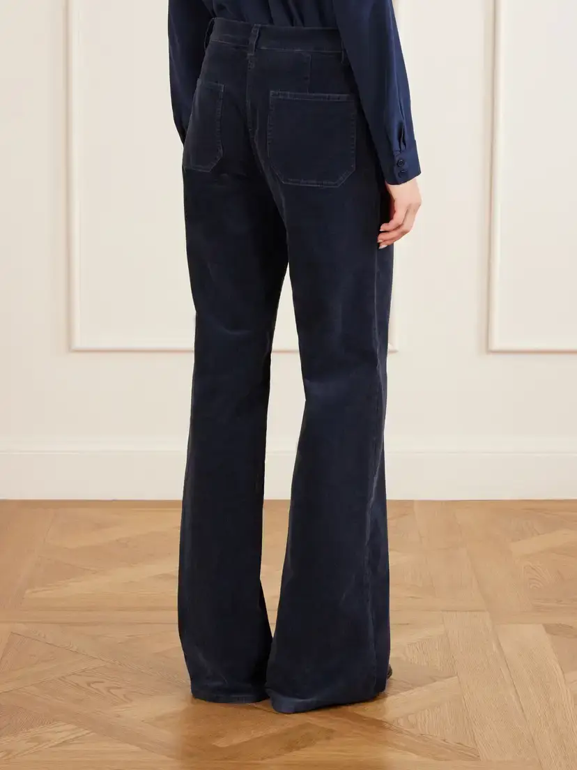 Nili Lotan Florence Cotton-blend Corduroy Flared Pants | Thumbnail 3 Nili Lotan Florence Cotton-blend Corduroy Flared Pants | Thumbnail 3