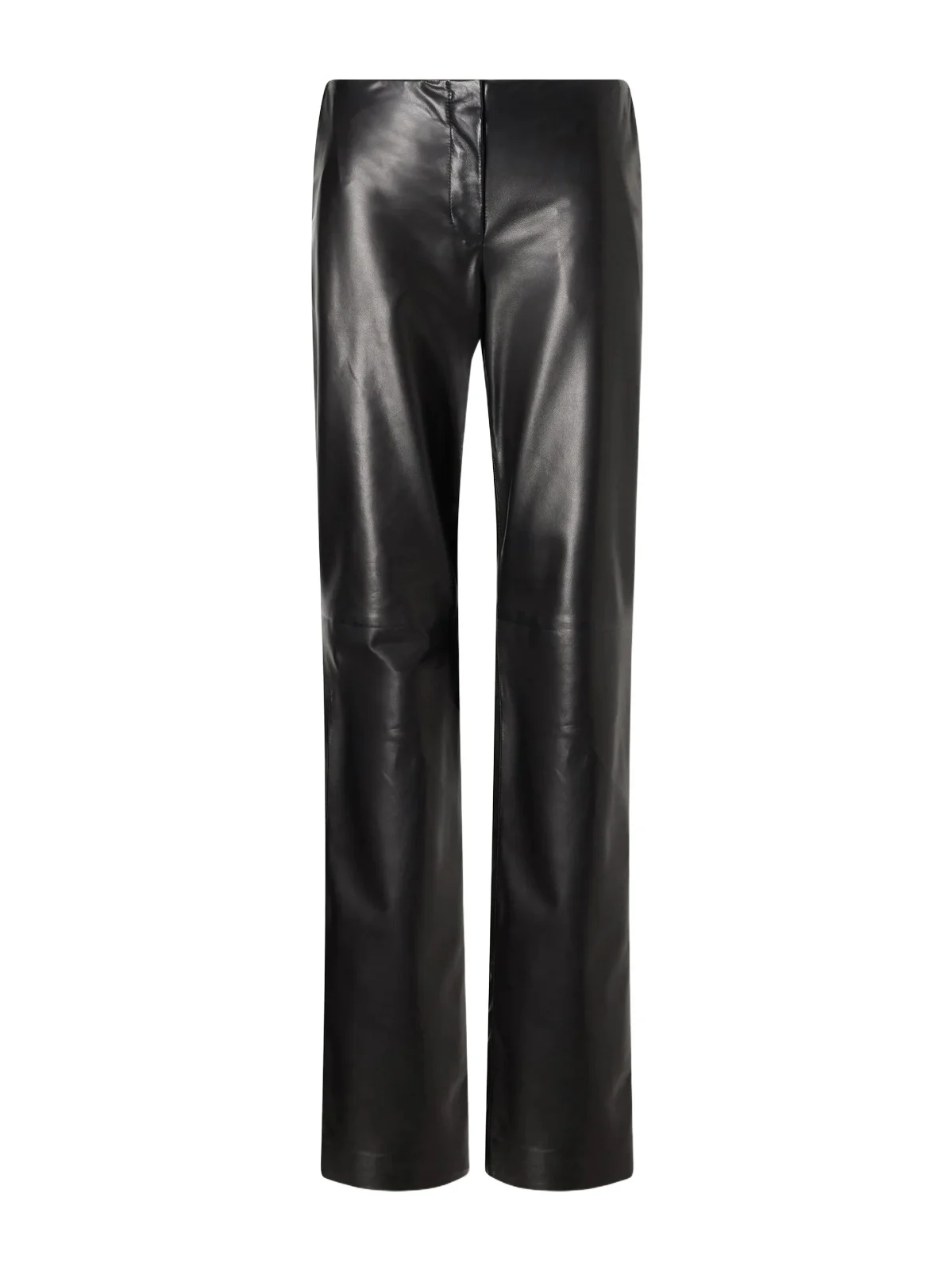 TOTEME Leather Straight-leg Pants