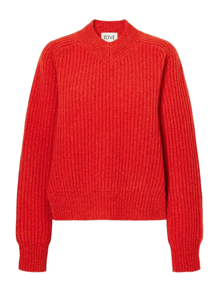Eilis Ribbed-knit Wool Sweater