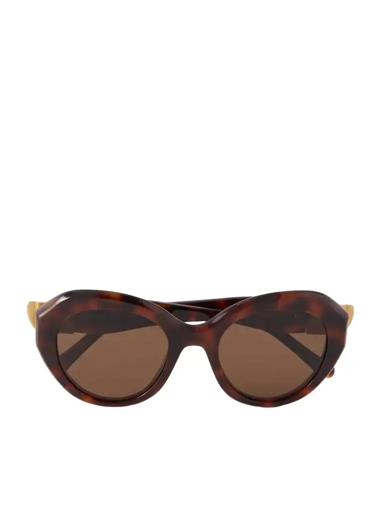 Coil Cat-eye Tortoiseshell Acetate Sunglasses Coil Cat-eye Tortoiseshell Acetate Sunglasses