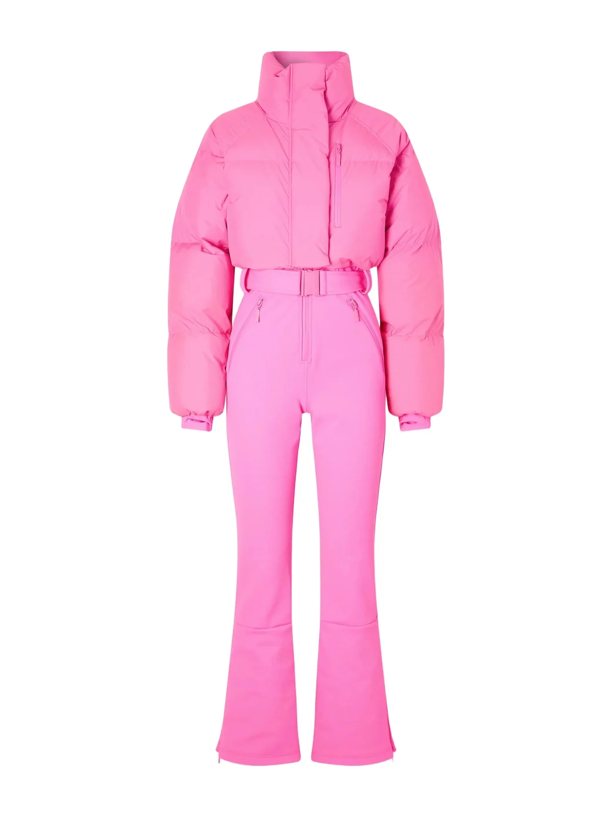Myoko Belted Quilted Shell Down Ski Suit