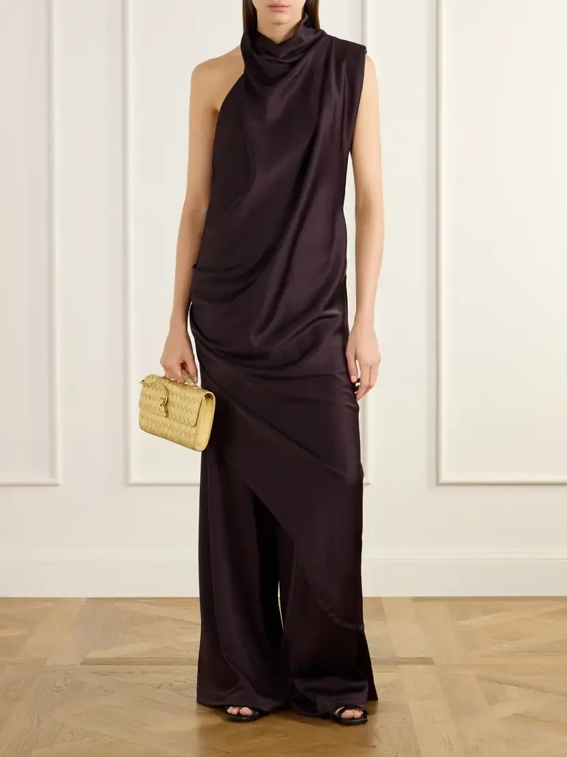 Johanna Ortiz Narrative Weaving Draped Satin Top | Thumbnail 2