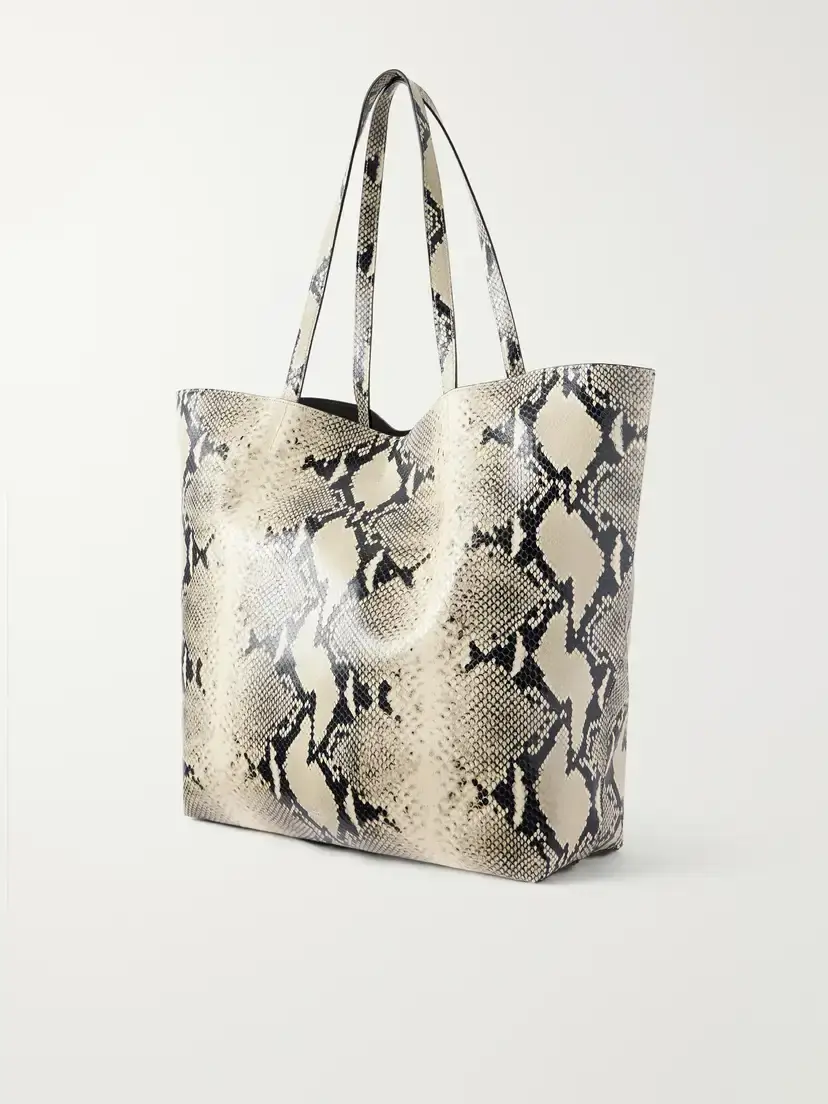 TOTEME Roam Snake-effect Leather Tote | Thumbnail 4 TOTEME Roam Snake-effect Leather Tote | Thumbnail 4