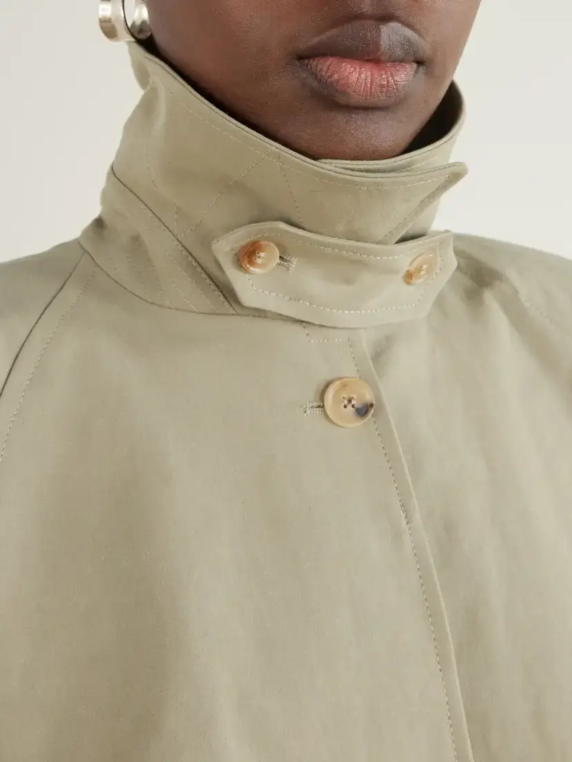 Magda Butrym Belted Cotton-gabardine Jacket | Thumbnail 5 Magda Butrym Belted Cotton-gabardine Jacket | Thumbnail 5