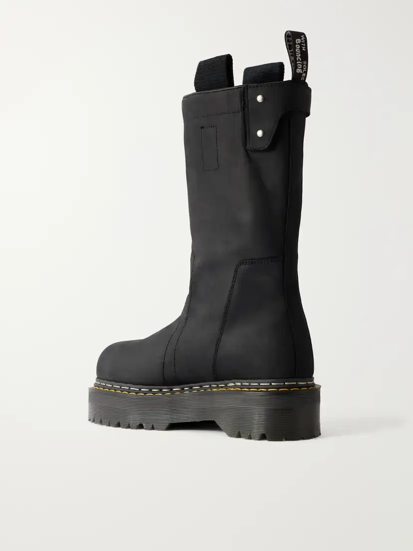 Rick Owens + Dr Martens Nubuck Ankle Boots | Thumbnail 3 Rick Owens + Dr Martens Nubuck Ankle Boots | Thumbnail 3