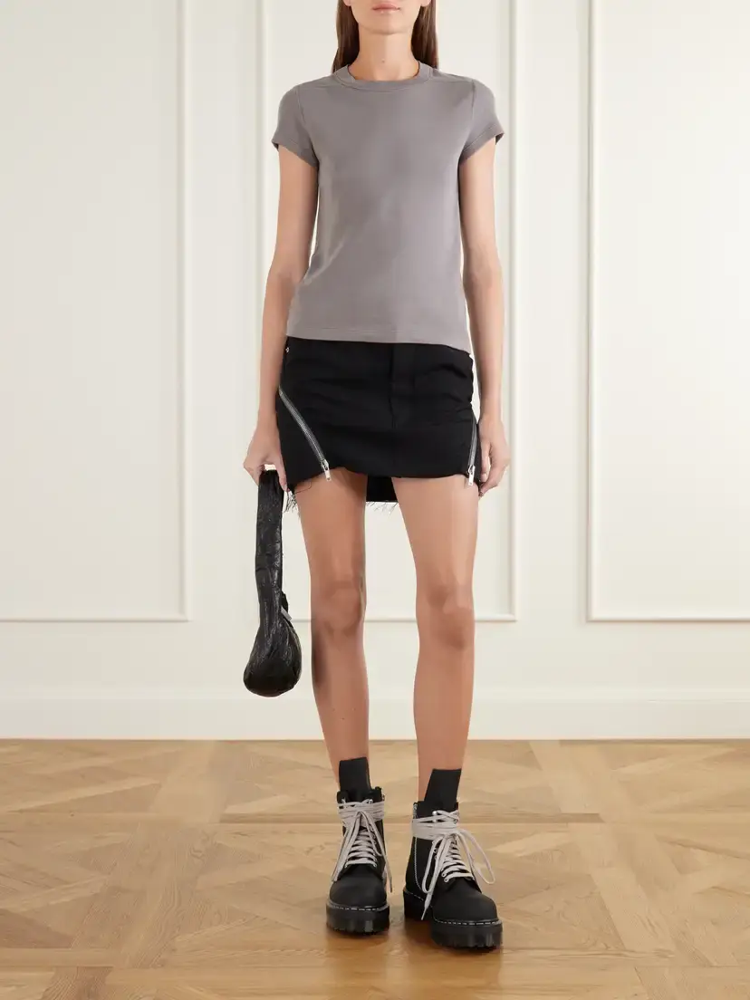 Rick Owens + Dr. Martens Nubuck Ankle Boots | Thumbnail 4 Rick Owens + Dr. Martens Nubuck Ankle Boots | Thumbnail 4