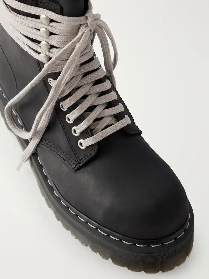 Rick Owens + Dr. Martens Nubuck Ankle Boots | Thumbnail 5 Rick Owens + Dr. Martens Nubuck Ankle Boots | Thumbnail 5