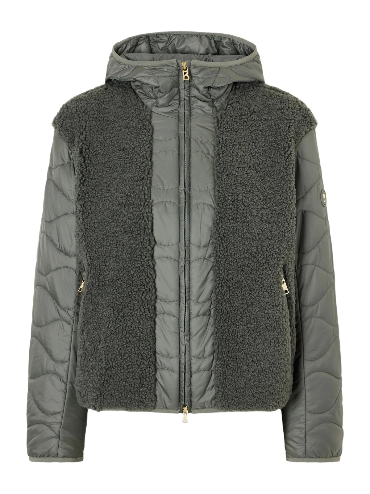 Bibi Quilted Plush-trim Shell Jacket Bibi Quilted Plush-trim Shell Jacket