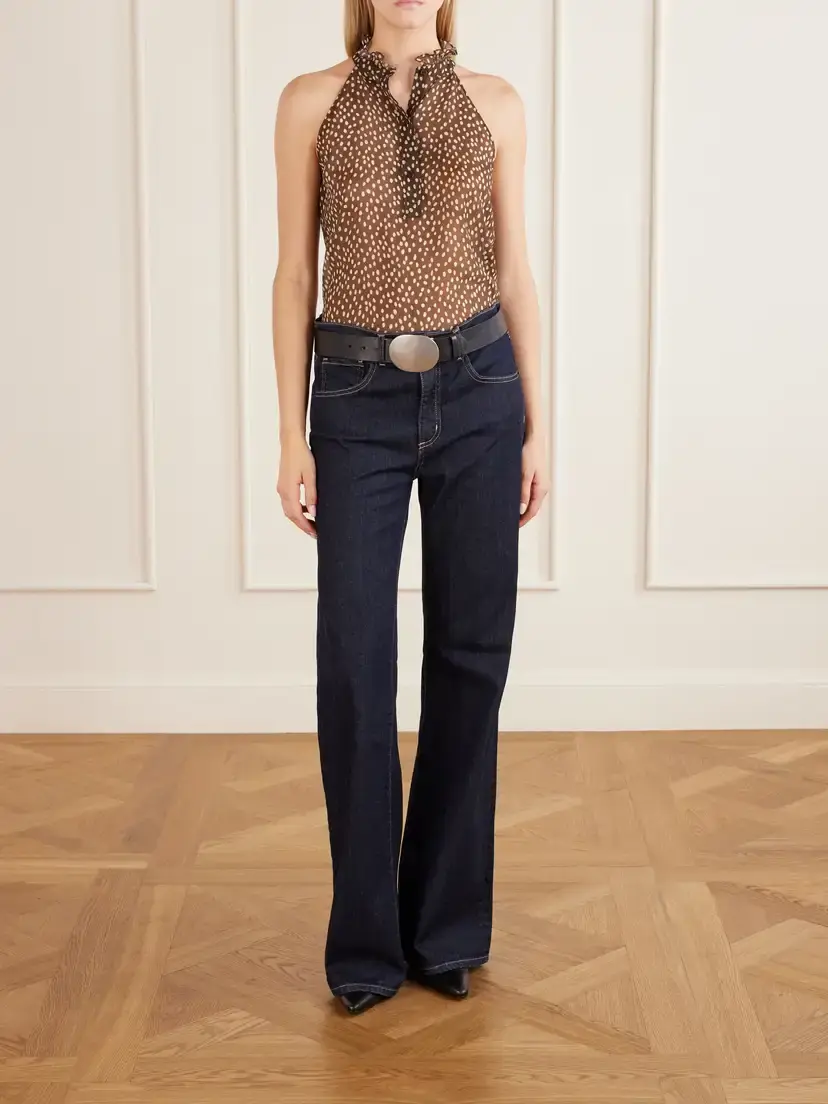 Nili Lotan Daniella Silk Halterneck Blouse | Thumbnail 2 Nili Lotan Daniella Silk Halterneck Blouse | Thumbnail 2