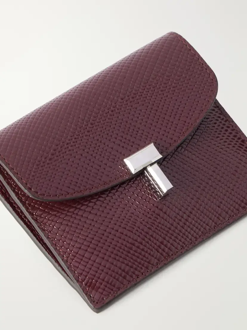 TOTEME T-lock Palmellato Patent-leather Cardholder | Thumbnail 2 TOTEME T-lock Palmellato Patent-leather Cardholder | Thumbnail 2