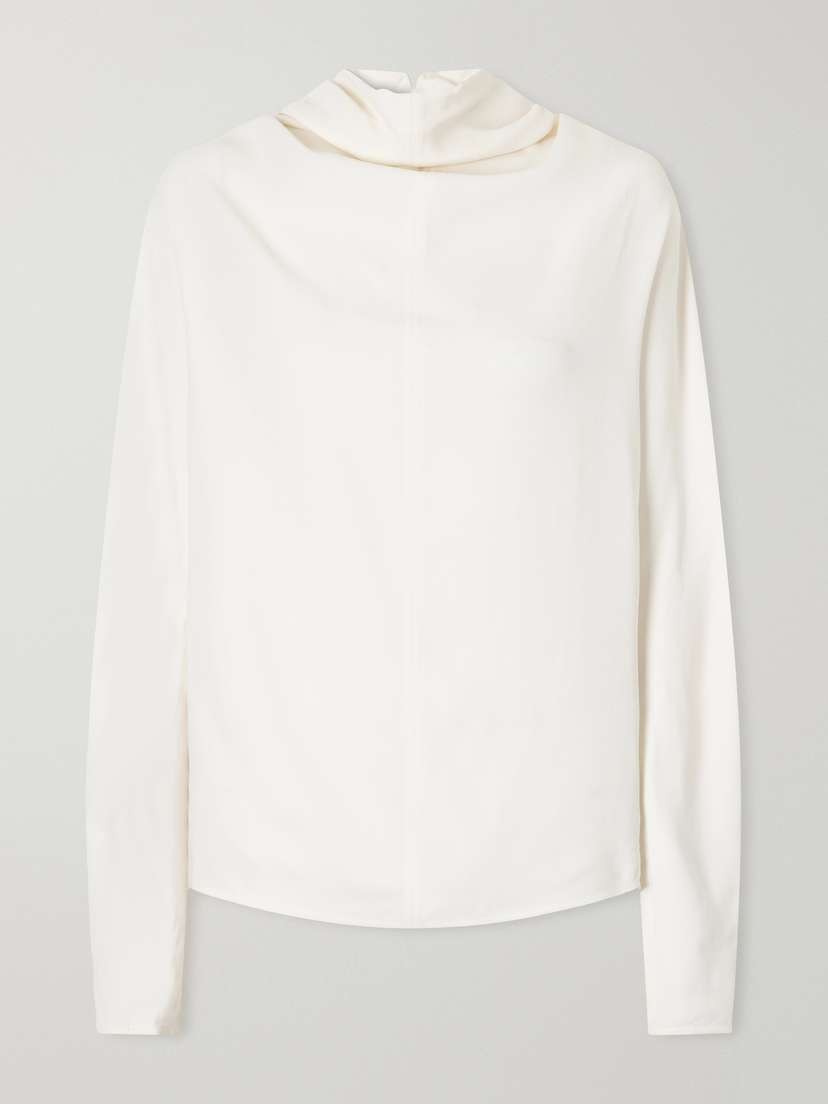 TOTEME Draped Cady Blouse