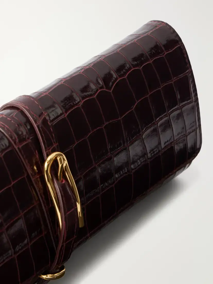 Liffner Belted Croc-effect Leather Clutch | Thumbnail 5 Liffner Belted Croc-effect Leather Clutch | Thumbnail 5