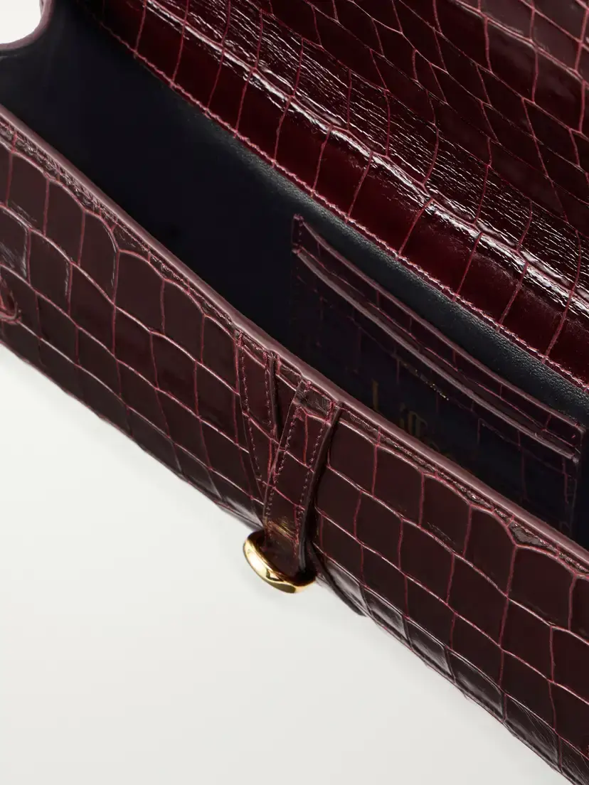 Liffner Belted Croc-effect Leather Clutch | Thumbnail 6 Liffner Belted Croc-effect Leather Clutch | Thumbnail 6