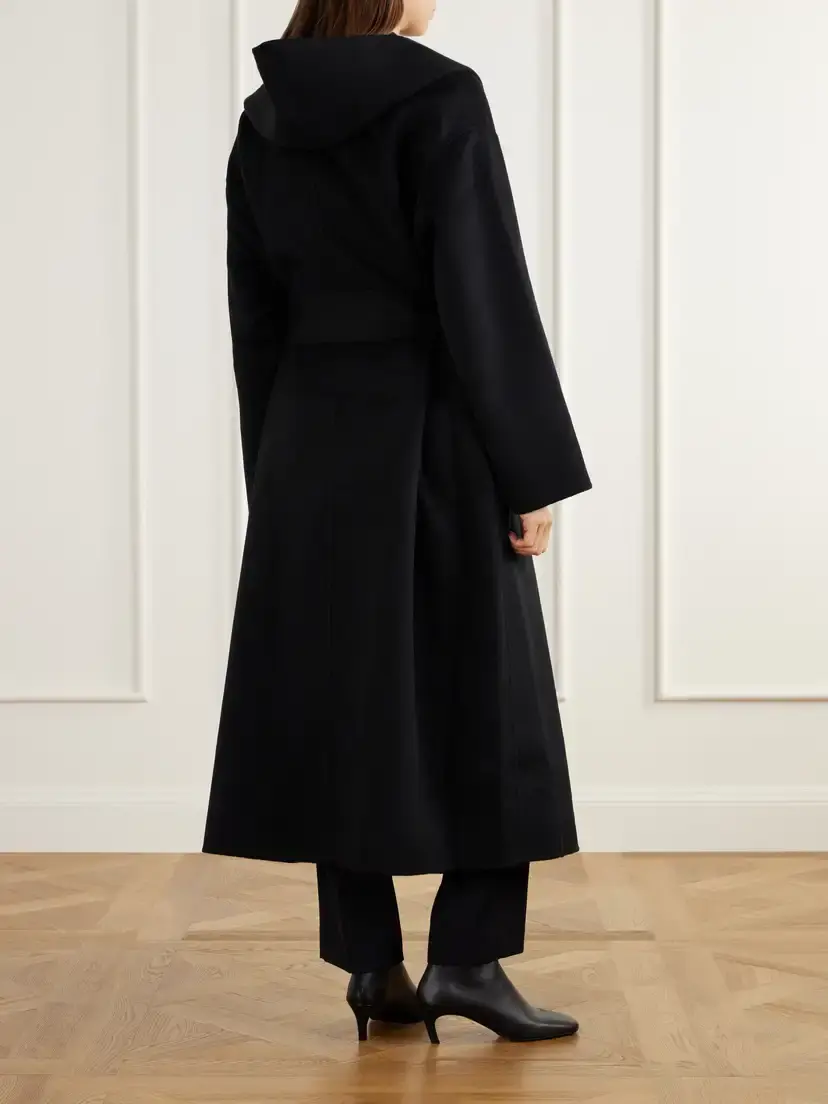 TOTEME Belted Wool-doublé Wrap Coat | Thumbnail 3 TOTEME Belted Wool-doublé Wrap Coat | Thumbnail 3