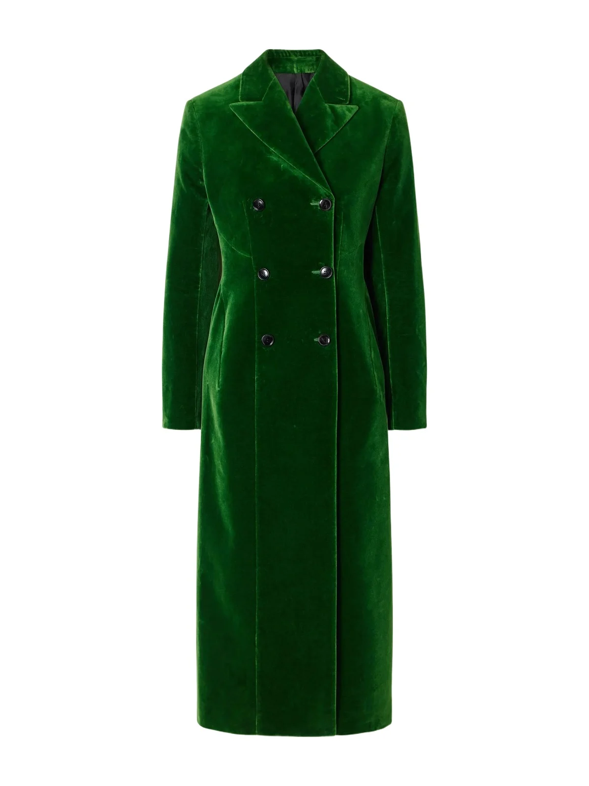 Alaïa Double-breasted Cotton-velvet Coat