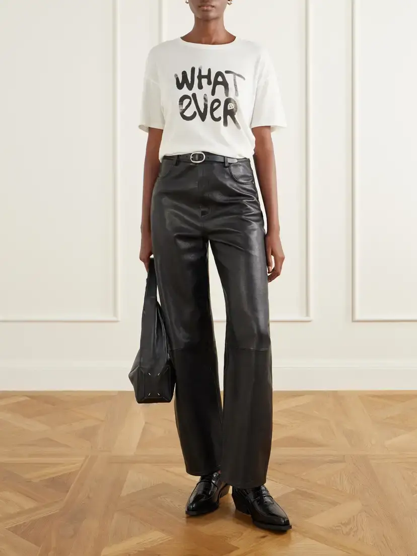 R13 Whatever 13 Printed Cotton And Cashmere-blend Jersey T-shirt | Thumbnail 2