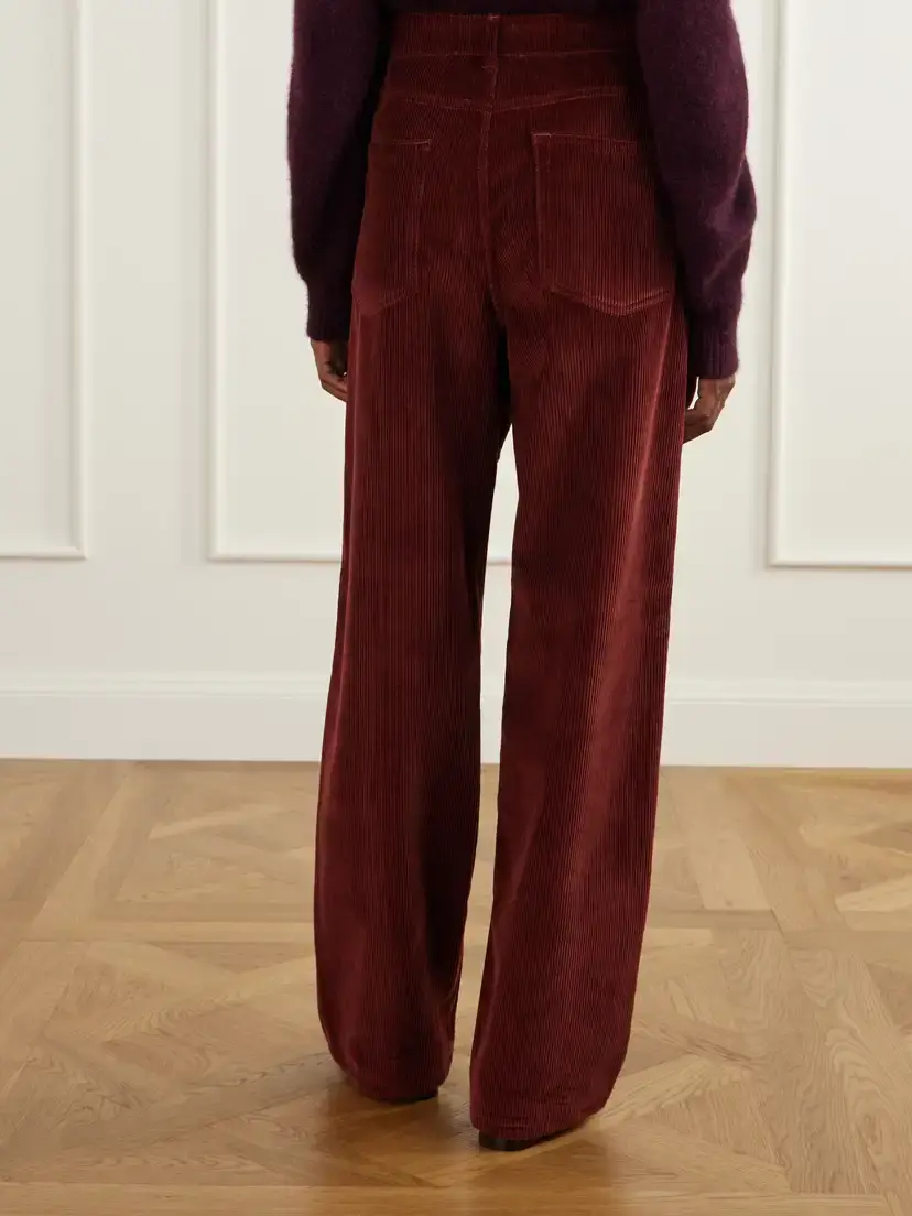 RÓHE Bruun Cotton-corduroy Wide-leg Pants | Thumbnail 4 RÓHE Bruun Cotton-corduroy Wide-leg Pants | Thumbnail 4