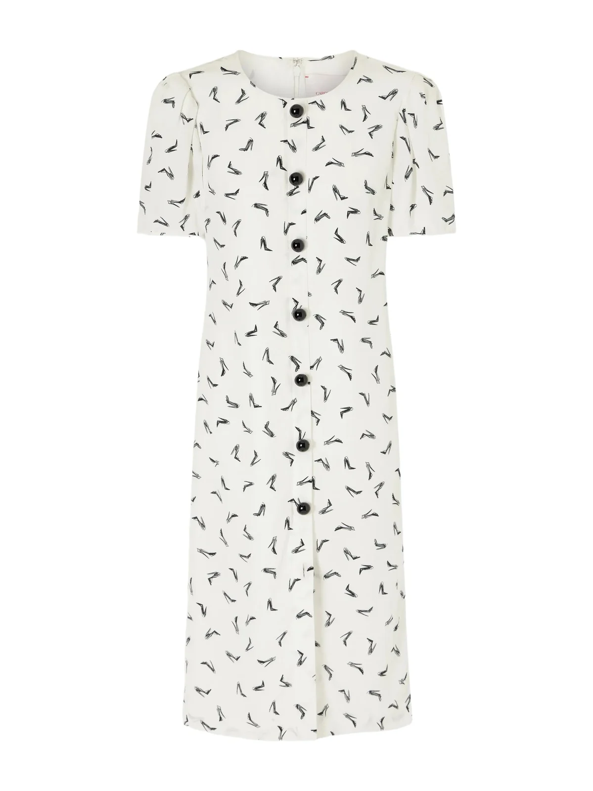 Printed Silk-crepe Midi Dress Printed Silk-crepe Midi Dress
