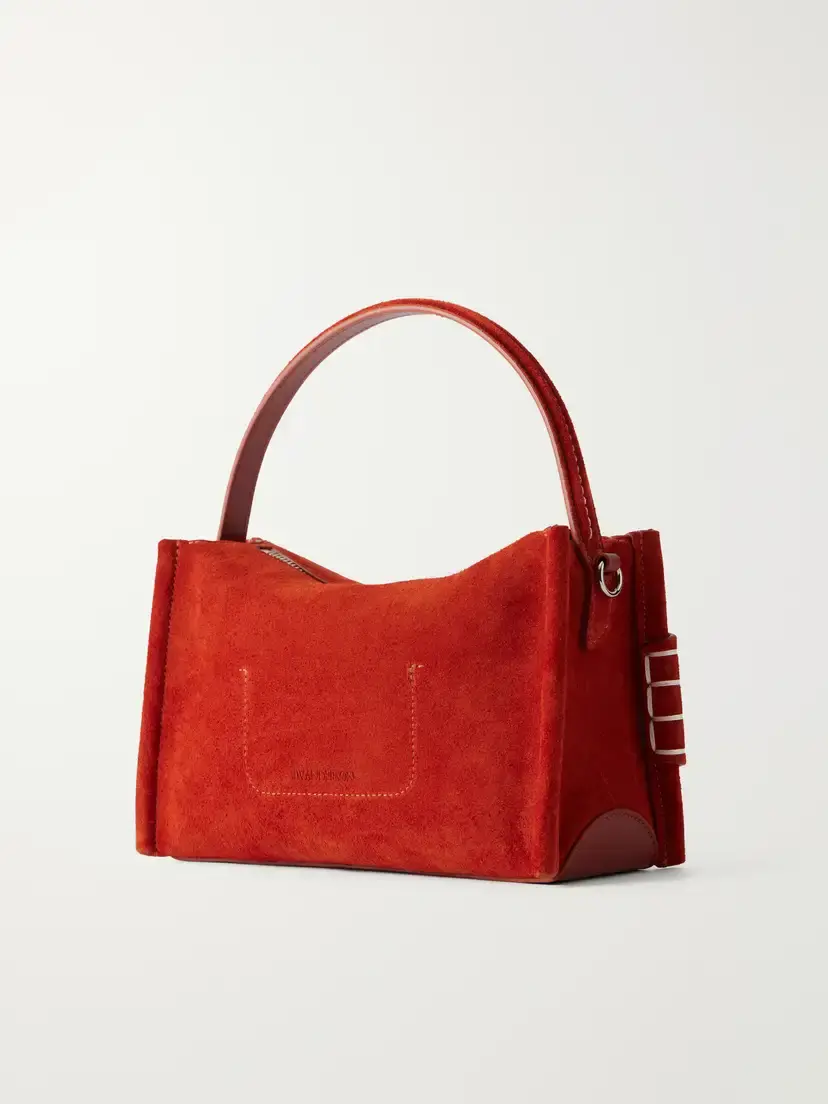 JW Anderson Loafer Small Suede Shoulder Bag | Thumbnail 4 JW Anderson Loafer Small Suede Shoulder Bag | Thumbnail 4