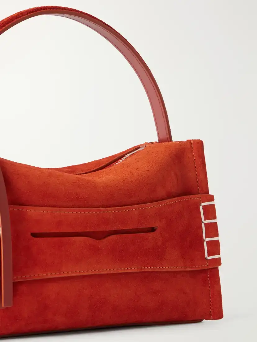 JW Anderson Loafer Small Suede Shoulder Bag | Thumbnail 5 JW Anderson Loafer Small Suede Shoulder Bag | Thumbnail 5