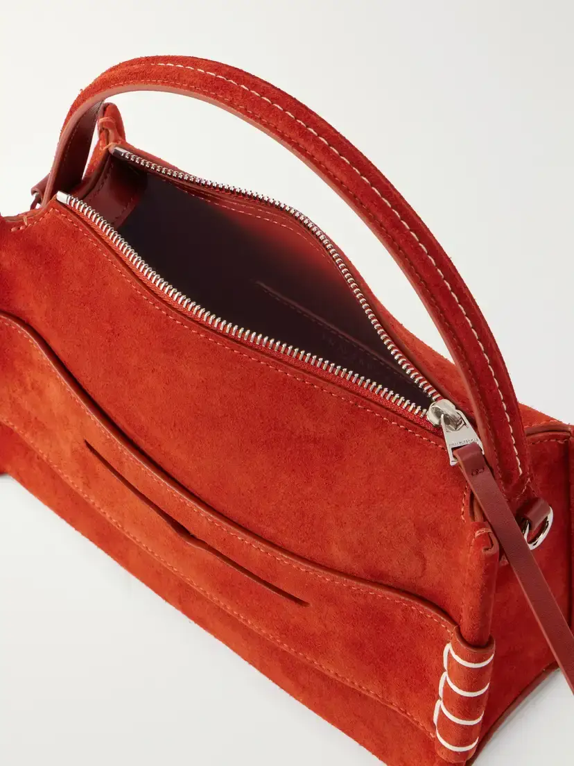 JW Anderson Loafer Small Suede Shoulder Bag | Thumbnail 6 JW Anderson Loafer Small Suede Shoulder Bag | Thumbnail 6