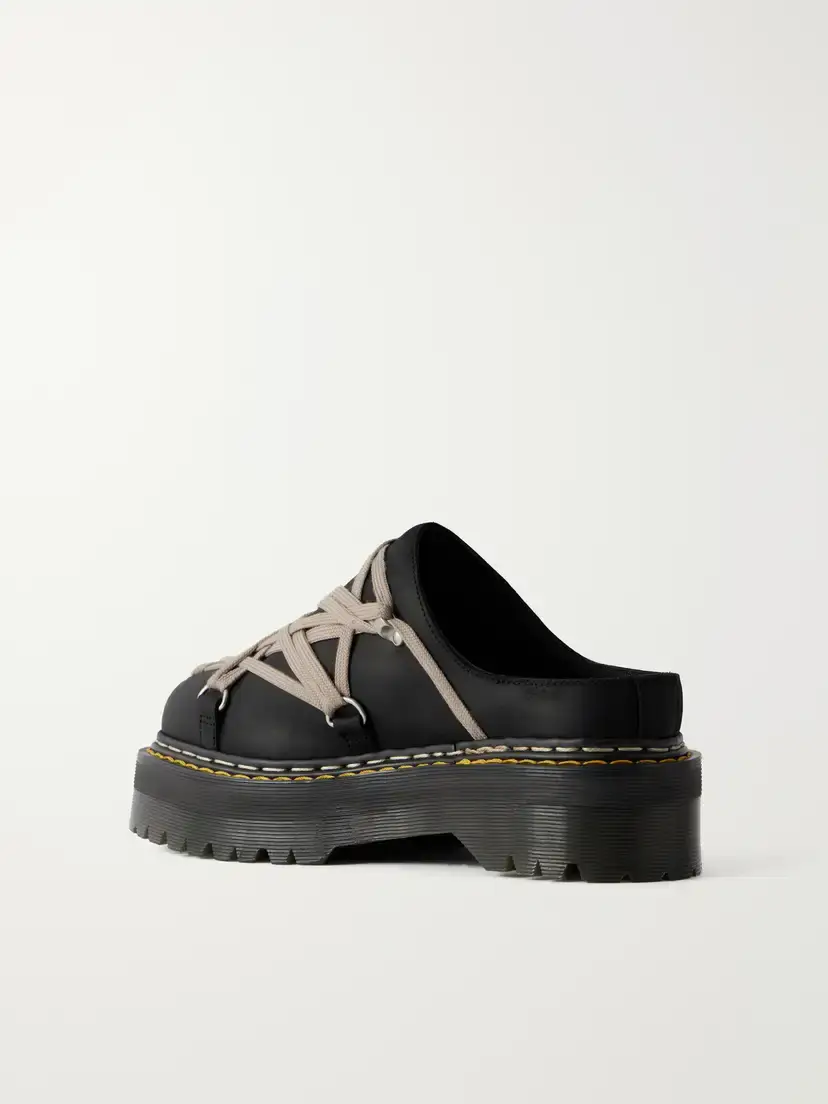 Rick Owens + Dr. Martens Nubuck Mules | Thumbnail 3 Rick Owens + Dr. Martens Nubuck Mules | Thumbnail 3