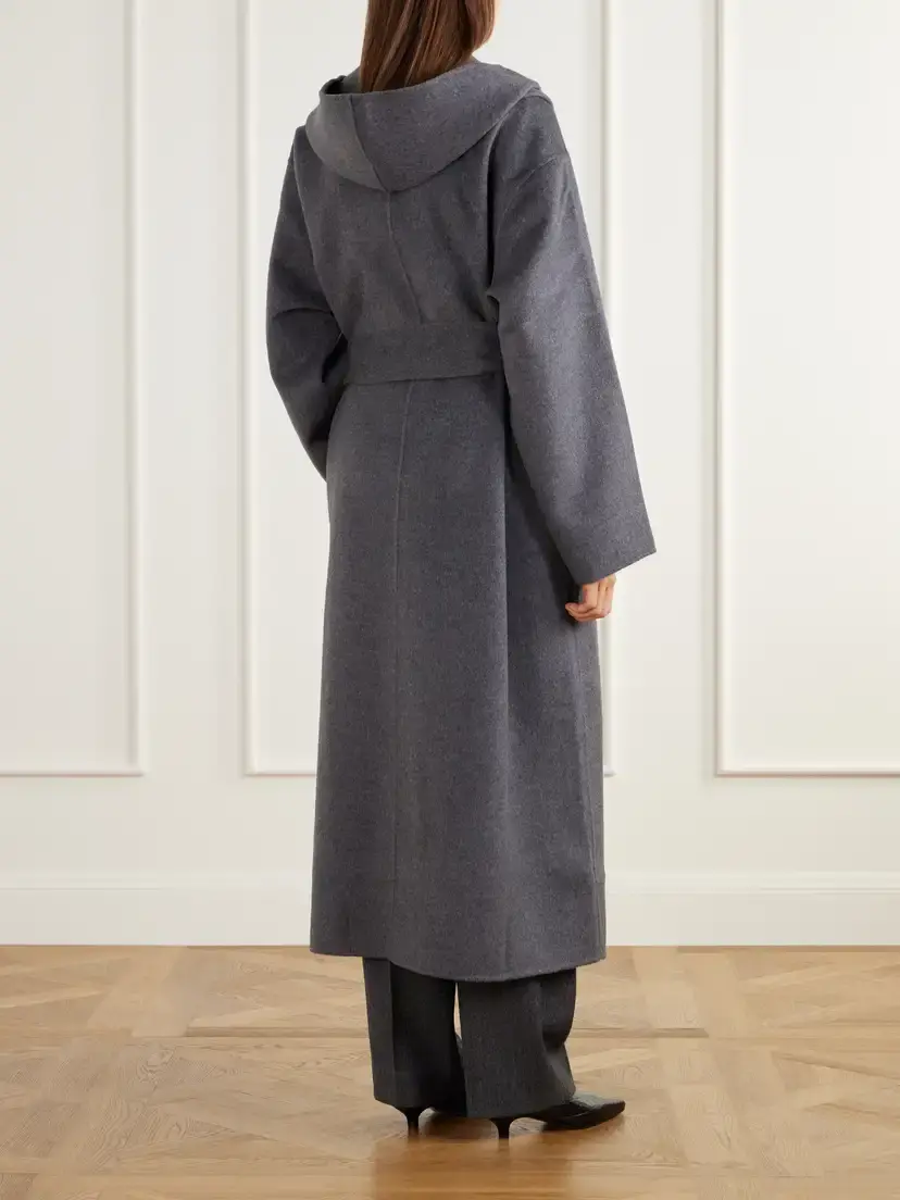 TOTEME Belted Wool-doublé Wrap Coat | Thumbnail 3