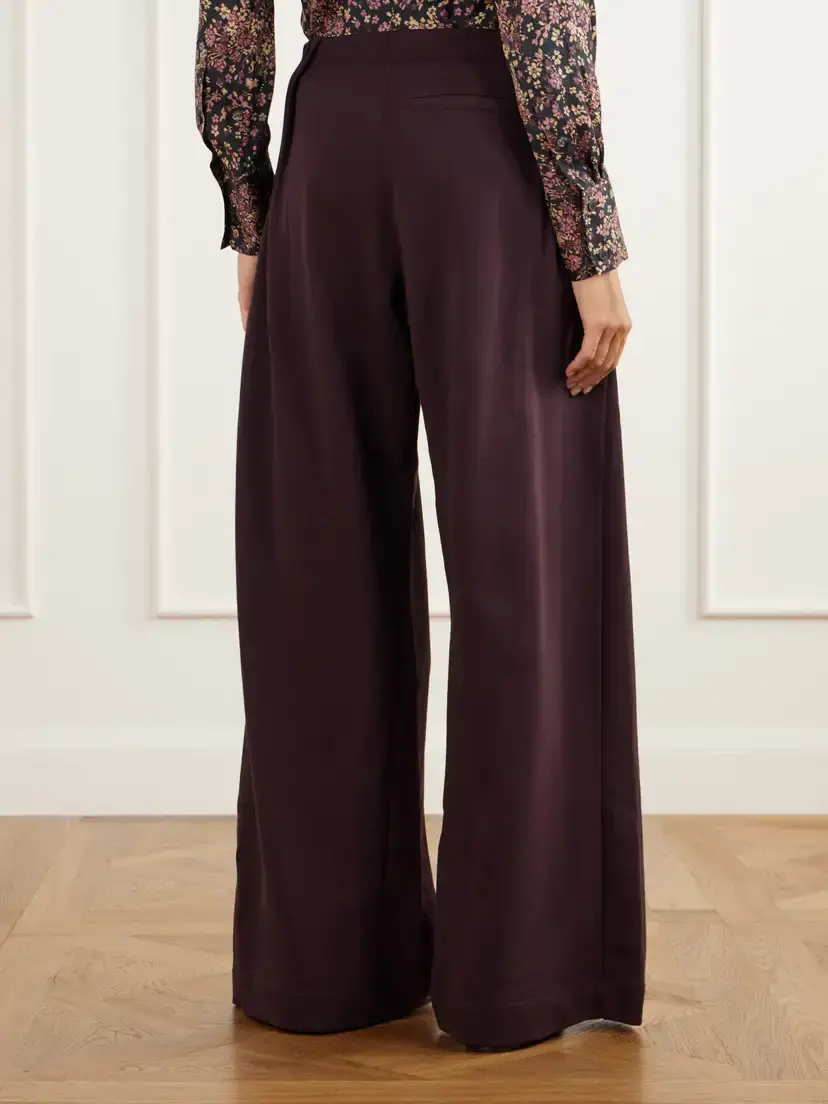 Dries Van Noten Pleated Cotton-jersey Wide-leg Track Pants | Thumbnail 4 Dries Van Noten Pleated Cotton-jersey Wide-leg Track Pants | Thumbnail 4