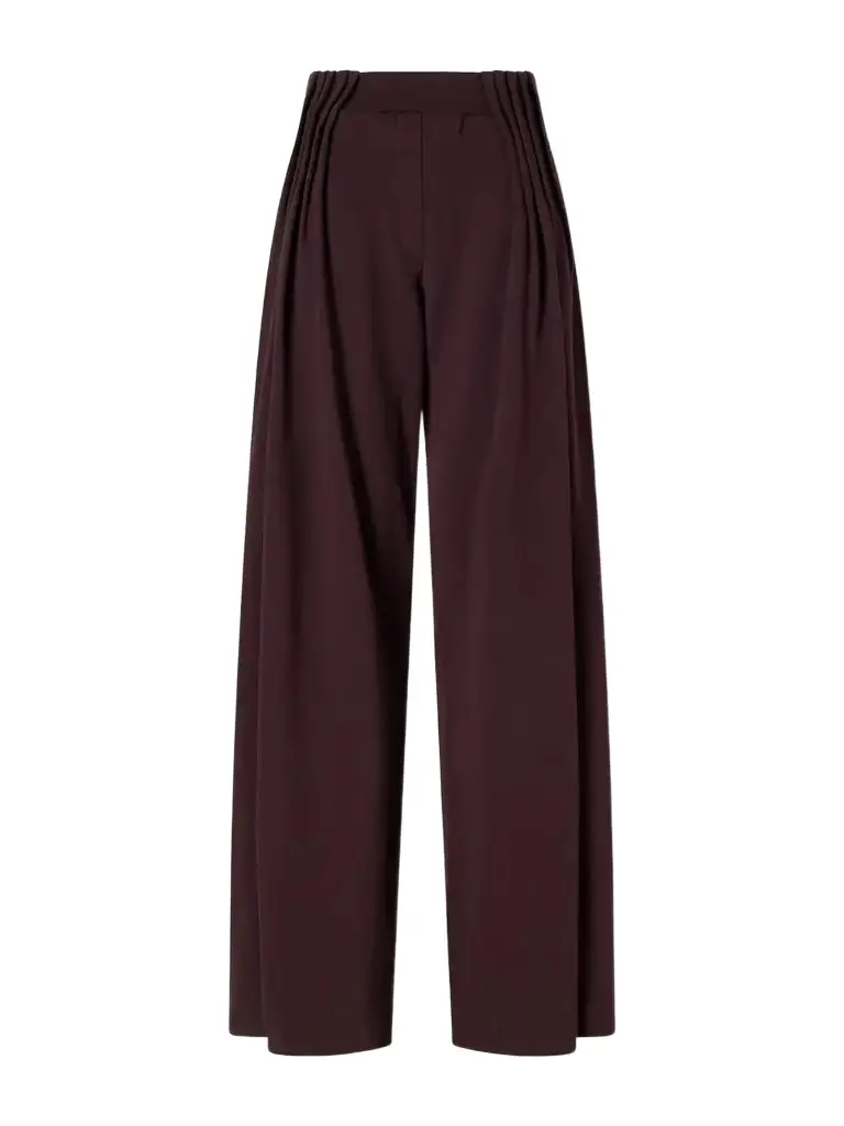 Dries Van Noten Pleated Cotton-jersey Wide-leg Track Pants