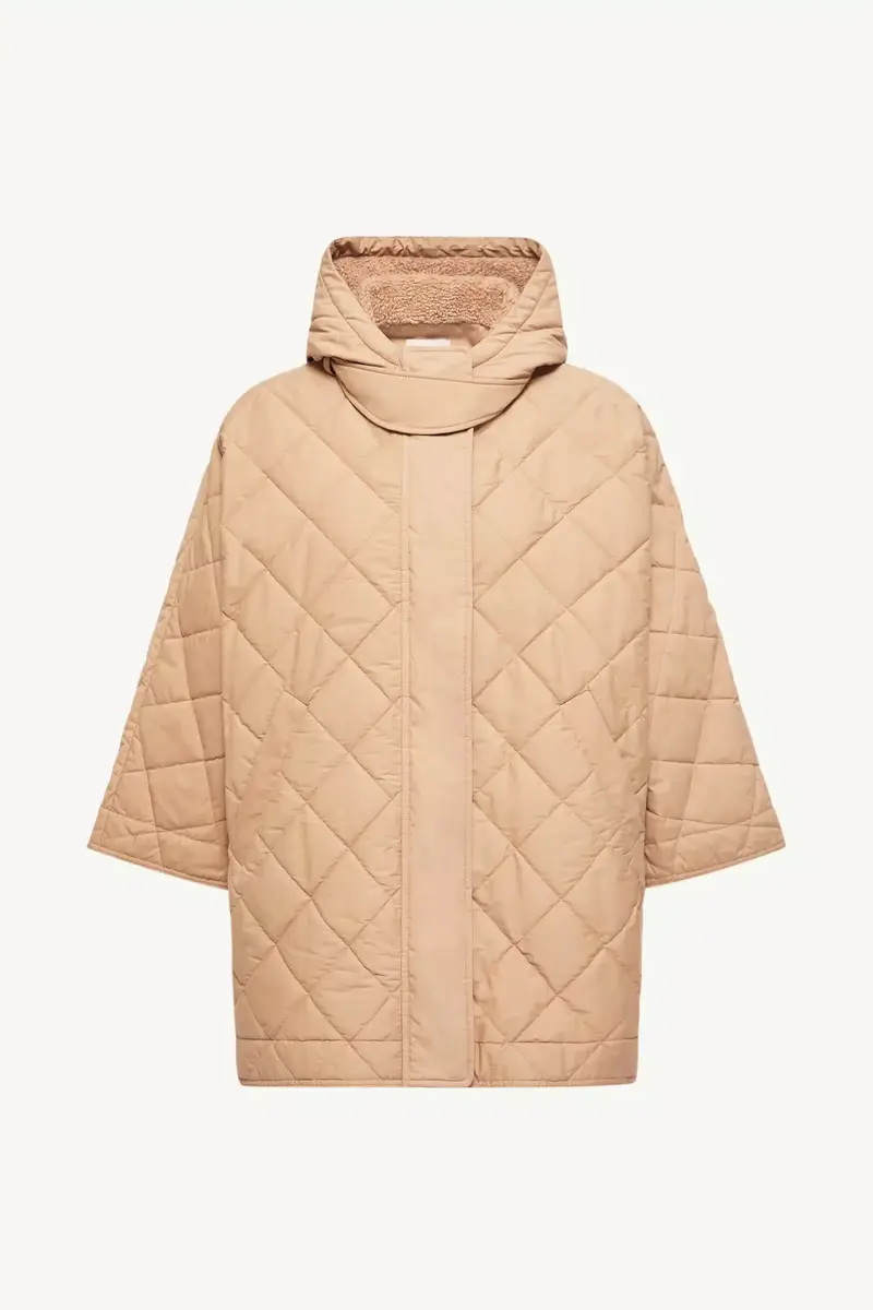 Moncler Diamond-quilted Hooded Cape | Thumbnail 2 Moncler Diamond-quilted Hooded Cape | Thumbnail 2