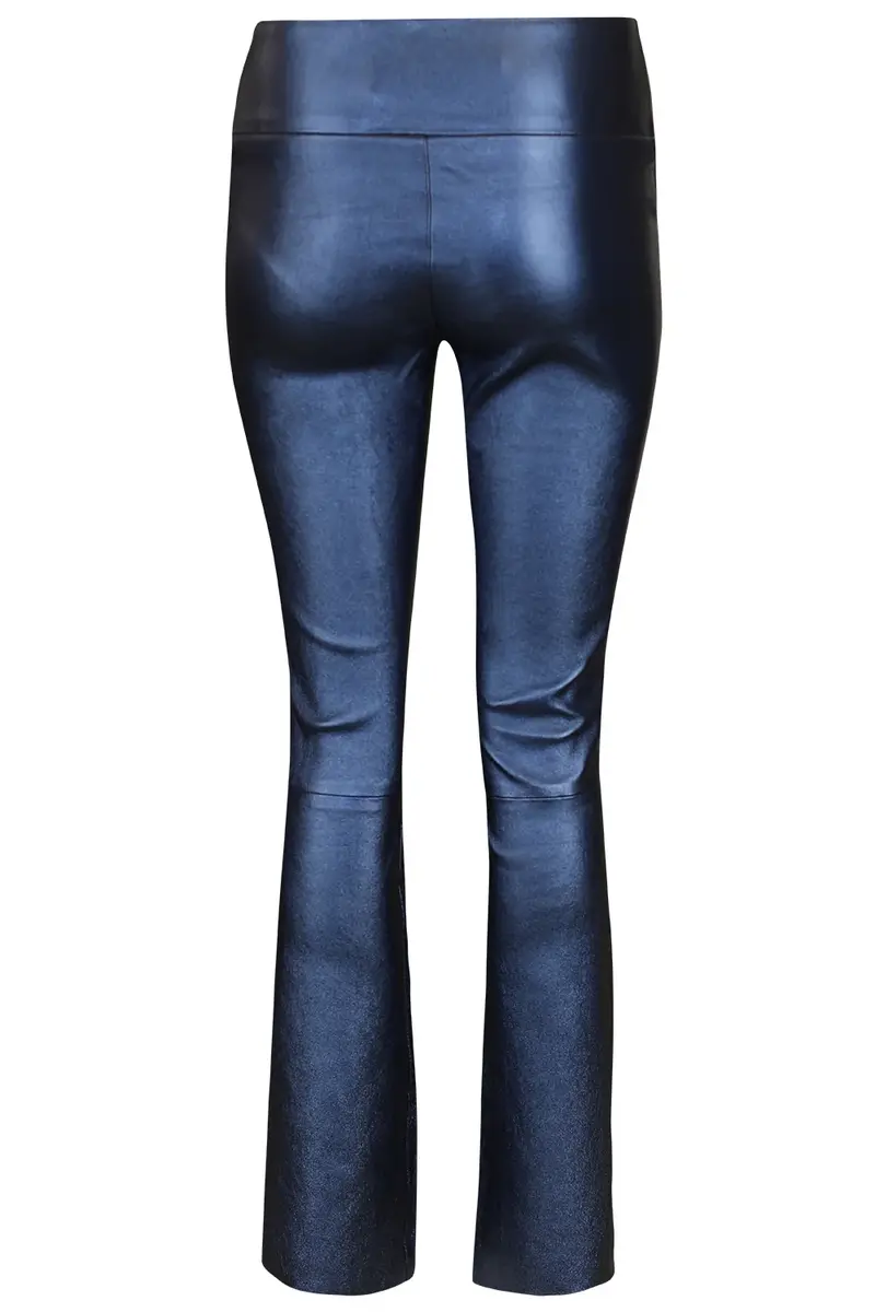 Sprwmn Ankle Flare Leather Pant | Thumbnail 2 Sprwmn Ankle Flare Leather Pant | Thumbnail 2