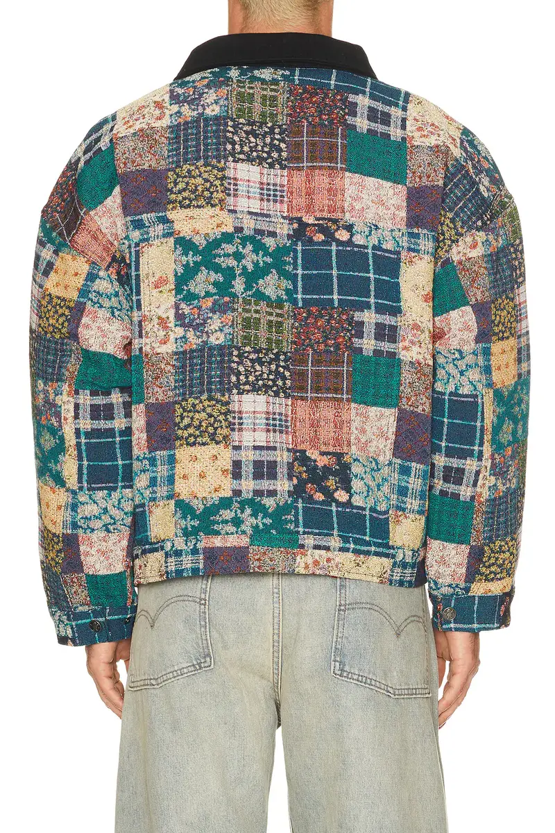 Ryoko Rain Quilted Tapestry Work Jacket | Thumbnail 3 Ryoko Rain Quilted Tapestry Work Jacket | Thumbnail 3