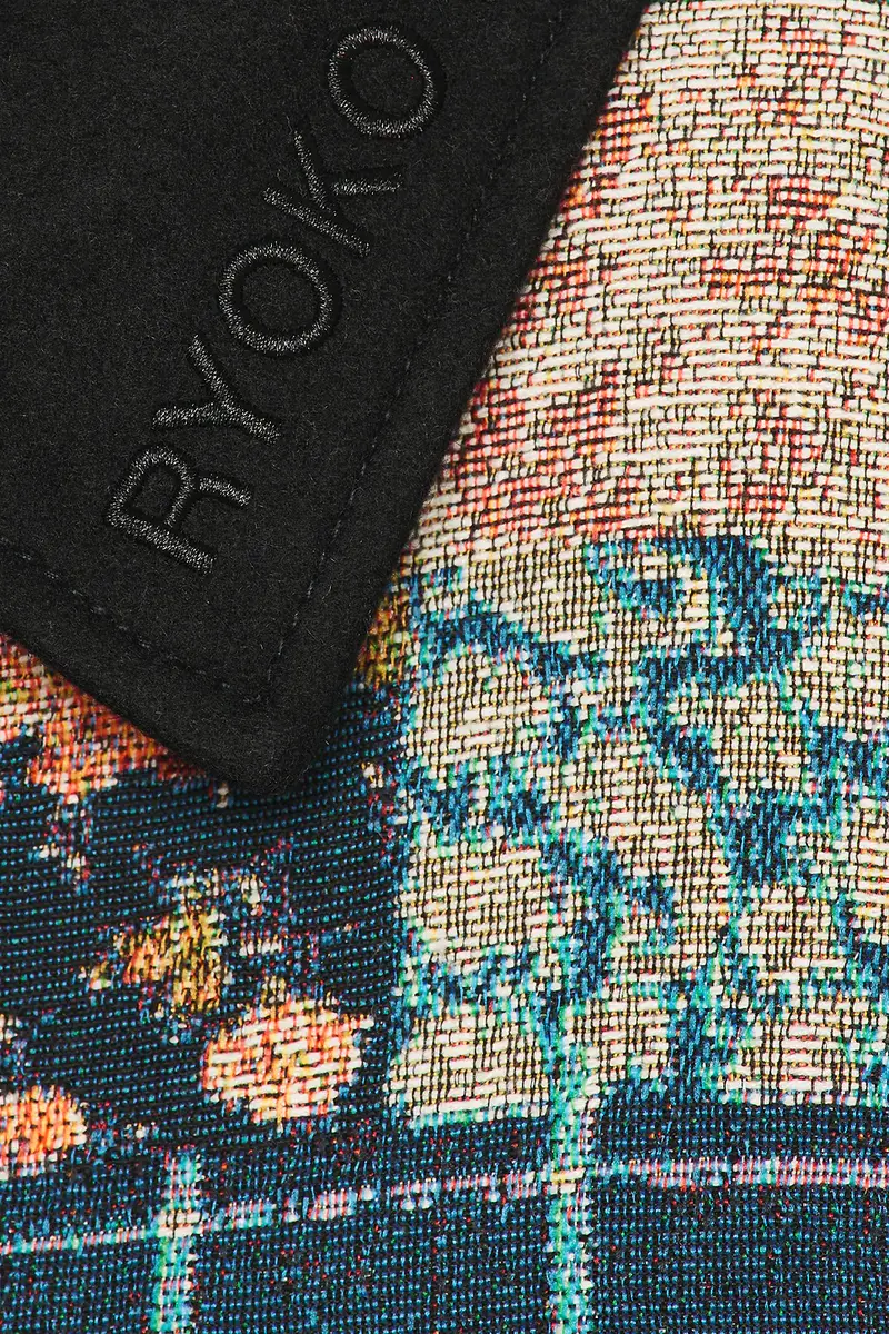Ryoko Rain Quilted Tapestry Work Jacket | Thumbnail 4 Ryoko Rain Quilted Tapestry Work Jacket | Thumbnail 4
