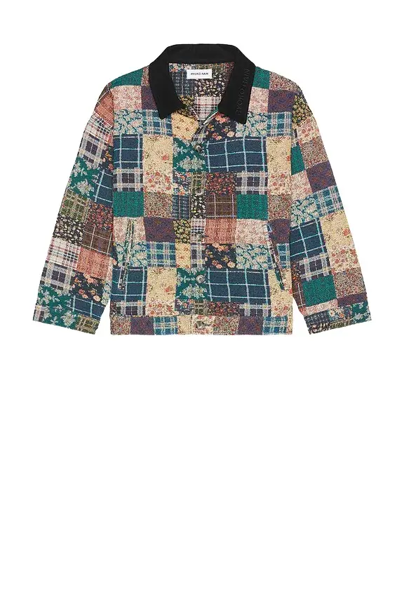 Ryoko Rain Quilted Tapestry Work Jacket