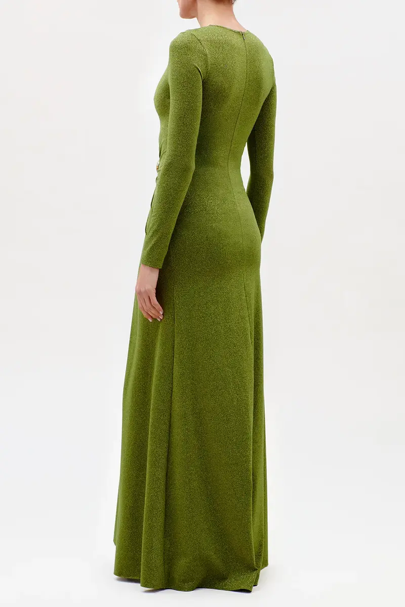 Silvia Tcherassi Melany Long Sleeve Embellished Dress | Thumbnail 4 Silvia Tcherassi Melany Long Sleeve Embellished Dress | Thumbnail 4