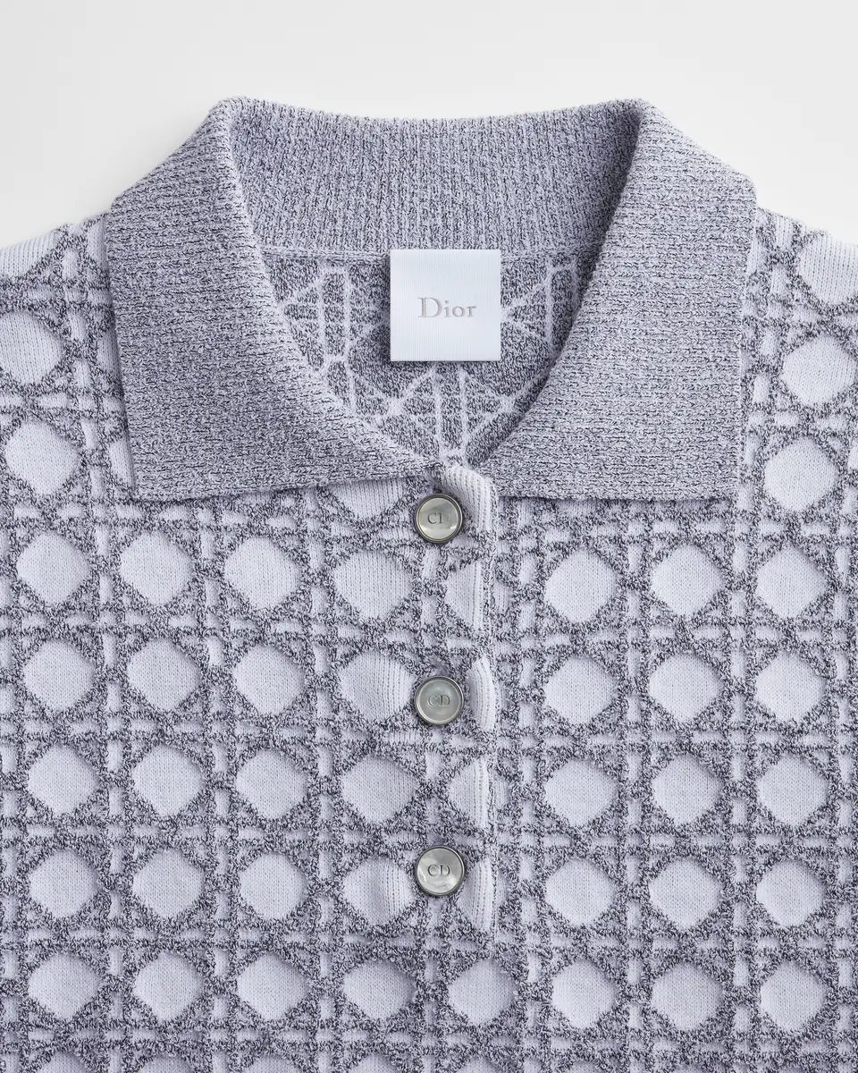 Dior Macrocannage Short-Sleeved Sweater | Thumbnail 2 Dior Macrocannage Short-Sleeved Sweater | Thumbnail 2