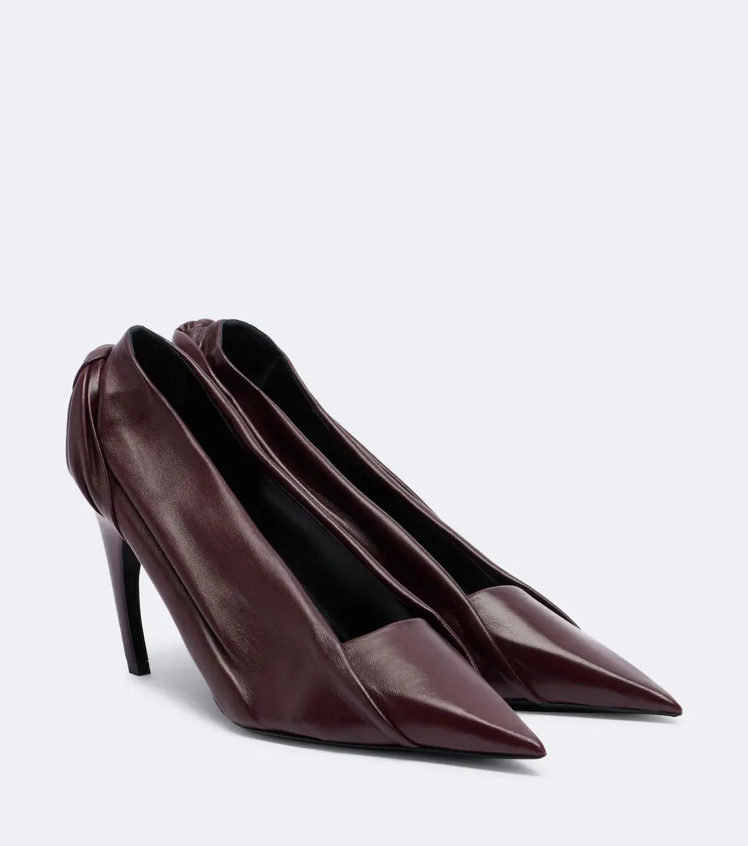 Khaite Eve draped leather pumps | Thumbnail 2 Khaite Eve draped leather pumps | Thumbnail 2