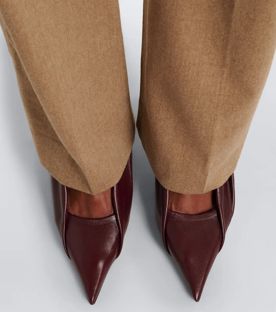 Khaite Eve draped leather pumps | Thumbnail 3 Khaite Eve draped leather pumps | Thumbnail 3