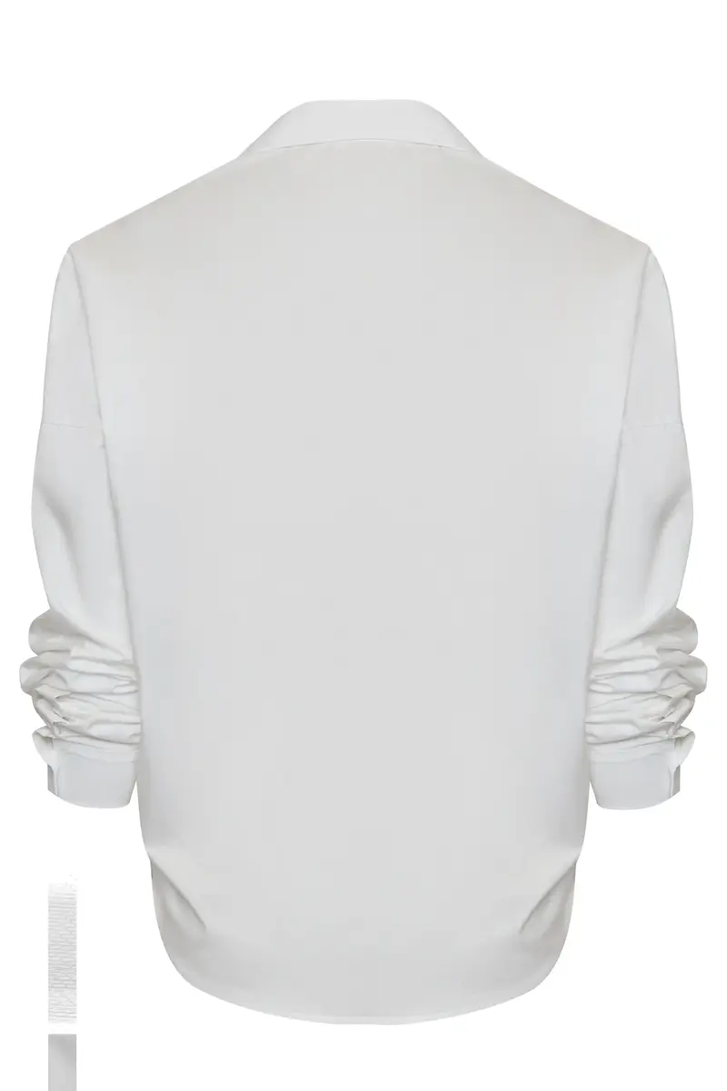 ANDRES OTALORA Illusion Natural Blouse - Off | Thumbnail 2 ANDRES OTALORA Illusion Natural Blouse - Off | Thumbnail 2