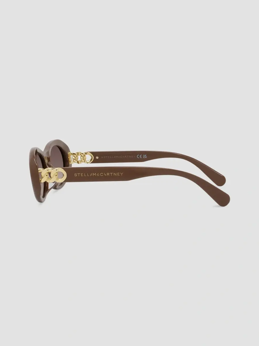 Stella McCartney Women's Falabella 53MM Oval Sunglasses | Thumbnail 3 Stella McCartney Women's Falabella 53MM Oval Sunglasses | Thumbnail 3