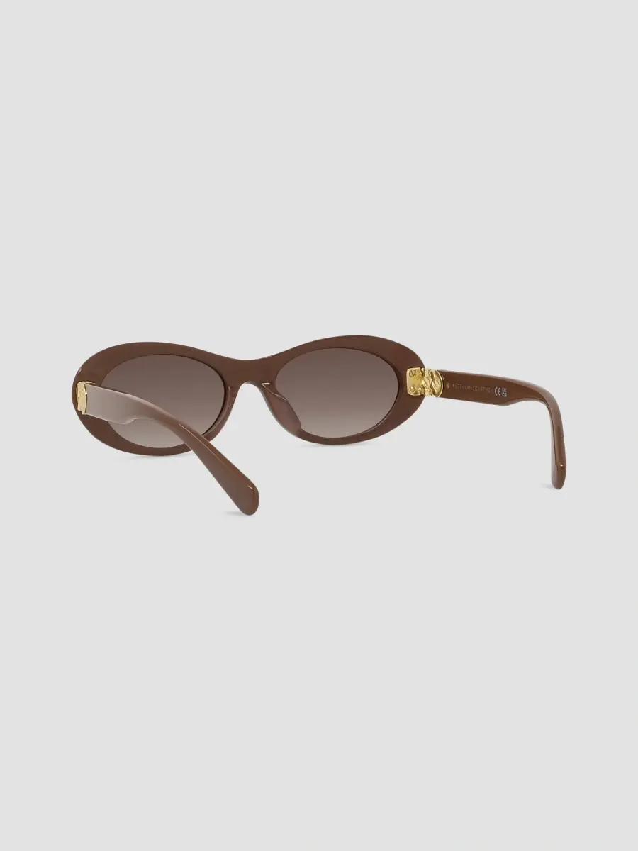 Stella McCartney Women's Falabella 53MM Oval Sunglasses | Thumbnail 4 Stella McCartney Women's Falabella 53MM Oval Sunglasses | Thumbnail 4