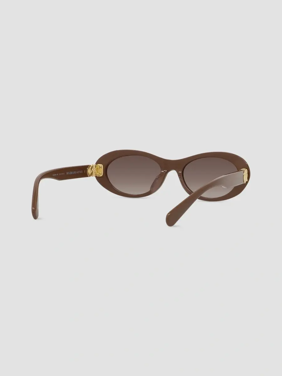 Stella McCartney Women's Falabella 53MM Oval Sunglasses | Thumbnail 6 Stella McCartney Women's Falabella 53MM Oval Sunglasses | Thumbnail 6