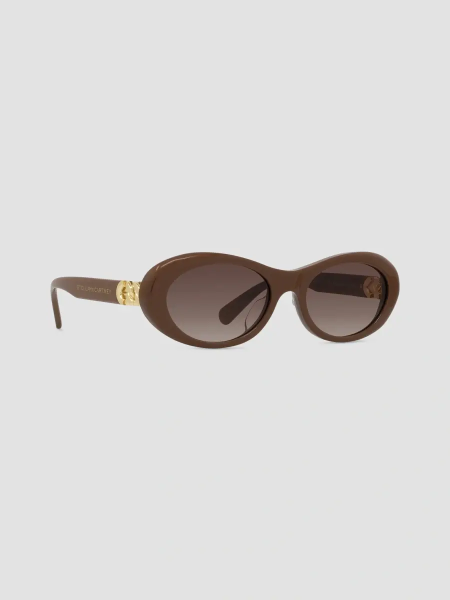 Stella McCartney Women's Falabella 53MM Oval Sunglasses | Thumbnail 8 Stella McCartney Women's Falabella 53MM Oval Sunglasses | Thumbnail 8